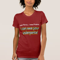 I CAN SEE YOUR UNDERPANTS t-shirts