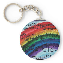 I Can Sing A Rainbow Key Chains