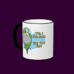 I Can Talk Quaker Parakeet Mug