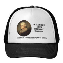 I Cannot Live Without Books Mesh Hat
