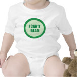I Can't Read Baby Bodysuit