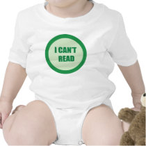 I Can't Read Baby Bodysuit