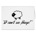 I Can't See Sheep! cards