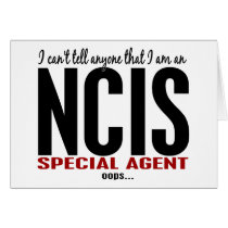 I Cant Tell Anyone NCIS Agent cards