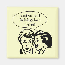 I can't wait refrigerator magnet