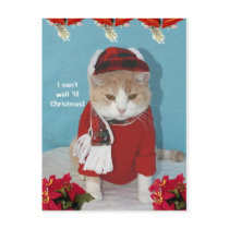 I can't wait 'til Christmas! postcards by myrtieshuman I can't wait 'til Christmas! postcards