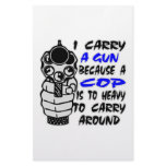 I Carry A Gun Because A Cop Is Too Heavy Personalized Stationery