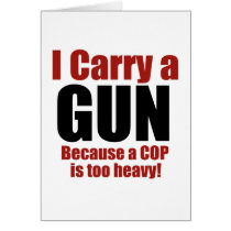 I Carry a Gun Cards