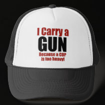 I Carry a Gun hats