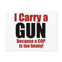 I Carry a Gun Post Cards