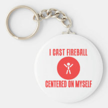 I Cast Fireball Key Chains