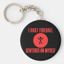 I Cast Fireball Keychains