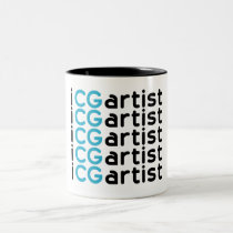 i CG artist - mousepad mugs