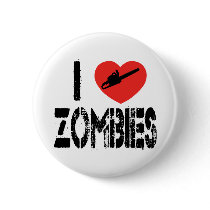 I Chainsaw Zombies Pins