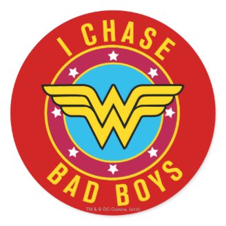 I Chase Bad Boys Sticker