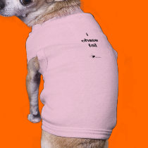 i chase tail doggie tshirt
