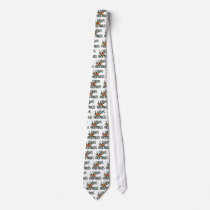 I Chews Vegetables Design Neckwear