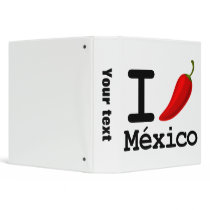 I Chili Mexico Vinyl Binders