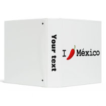 I Chili Mexico Vinyl Binder