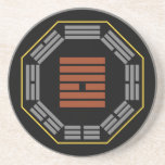 I Ching Hexagram 10 Lu "Treading" Beverage Coaster