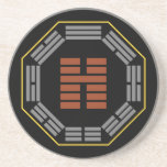I Ching Hexagram 16 Yu "Enthusiasm" Drink Coaster