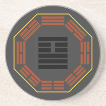 I Ching Hexagram 26 Ta Ch'u "Great Accumulating" Coaster