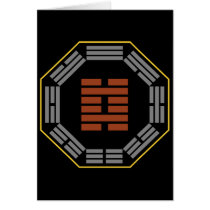 I Ching Hexagram 29 K'an "The Abyss" Greeting Card