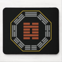 I Ching Hexagram 29 K'an "The Abyss" Mousepads