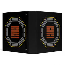I Ching Hexagram 30 Li "Fire" Vinyl Binder