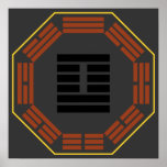 I Ching Hexagram 41 Sun "Decrease" posters