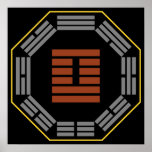 I Ching Hexagram 41 Sun "Decrease" posters