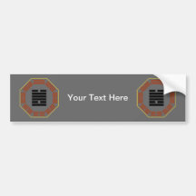 I Ching Hexagram 49 Ko "Revolution" Bumper Stickers