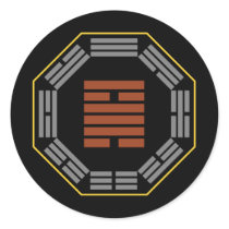 I Ching Hexagram 50 Ting "The Cauldron" Round Sticker