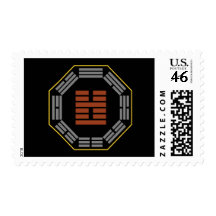 I Ching Hexagram 51 Chen "The Arousing" Postage Stamp