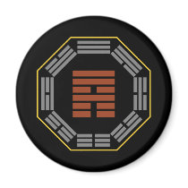 I Ching Hexagram 53 Chien "Development" Fridge Magnet