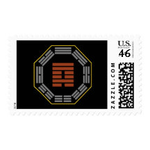 I Ching Hexagram 59 Huan "Dispersion" Postage Stamp