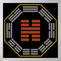 I Ching Hexagram 62 Hsaio Kuo "Small Exceeding" Poster