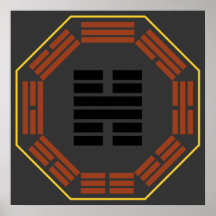 I Ching Hexagram 62 Hsaio Kuo "Small Exceeding" Print