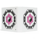 I Ching Lotus YinYang Vinyl Binders