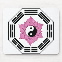 I Ching Lotus YinYang Mouse Pads