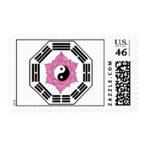 I Ching Lotus YinYang Postage Stamps
