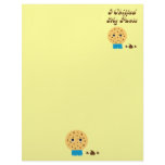 I Chipped My Pants Chocolate Chip Cookie Personalized Letterhead