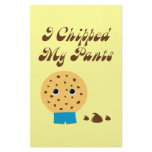 I Chipped My Pants Chocolate Chip Cookie Stationery Paper