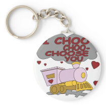 I Choo Choo Choose You Key Chains