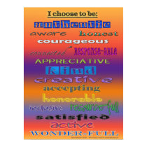 "I CHOOSE TO BE..." Poster
