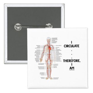 I Circulate . . . Therefore, I Am (Circulation) Button