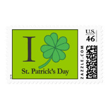 I Clover St. Patrick's Day Postage