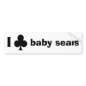 I club baby seals bumper stickers