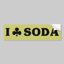 I (club) Soda bumper stickers