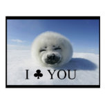 I Club You (love / valentine's day) Postcard